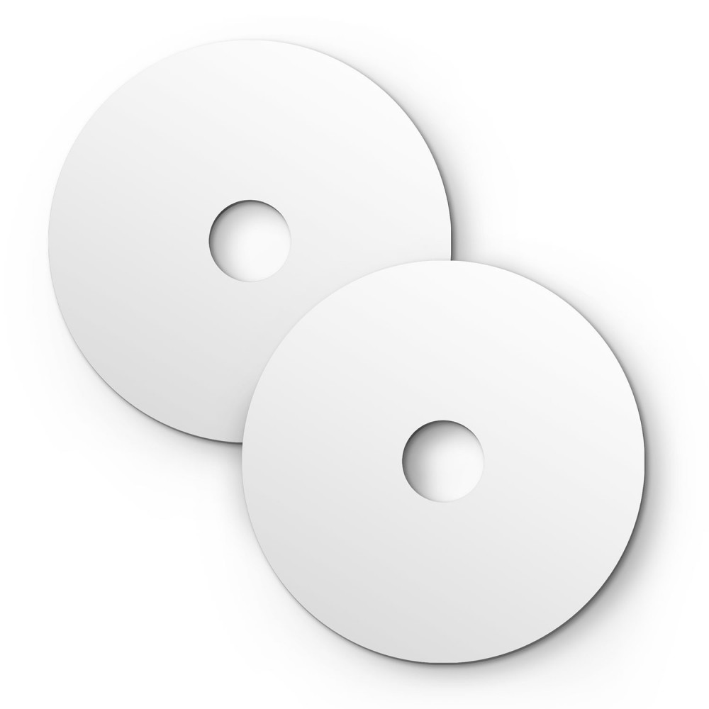 Mini Ellepi 'Solid Color' Μεταλλικό Πιάτο για κρεμαστό φωτιστικό, Διάμετρος 24 cm, Made in Italy - Λευκό ΜΑΤ - Creative Cables