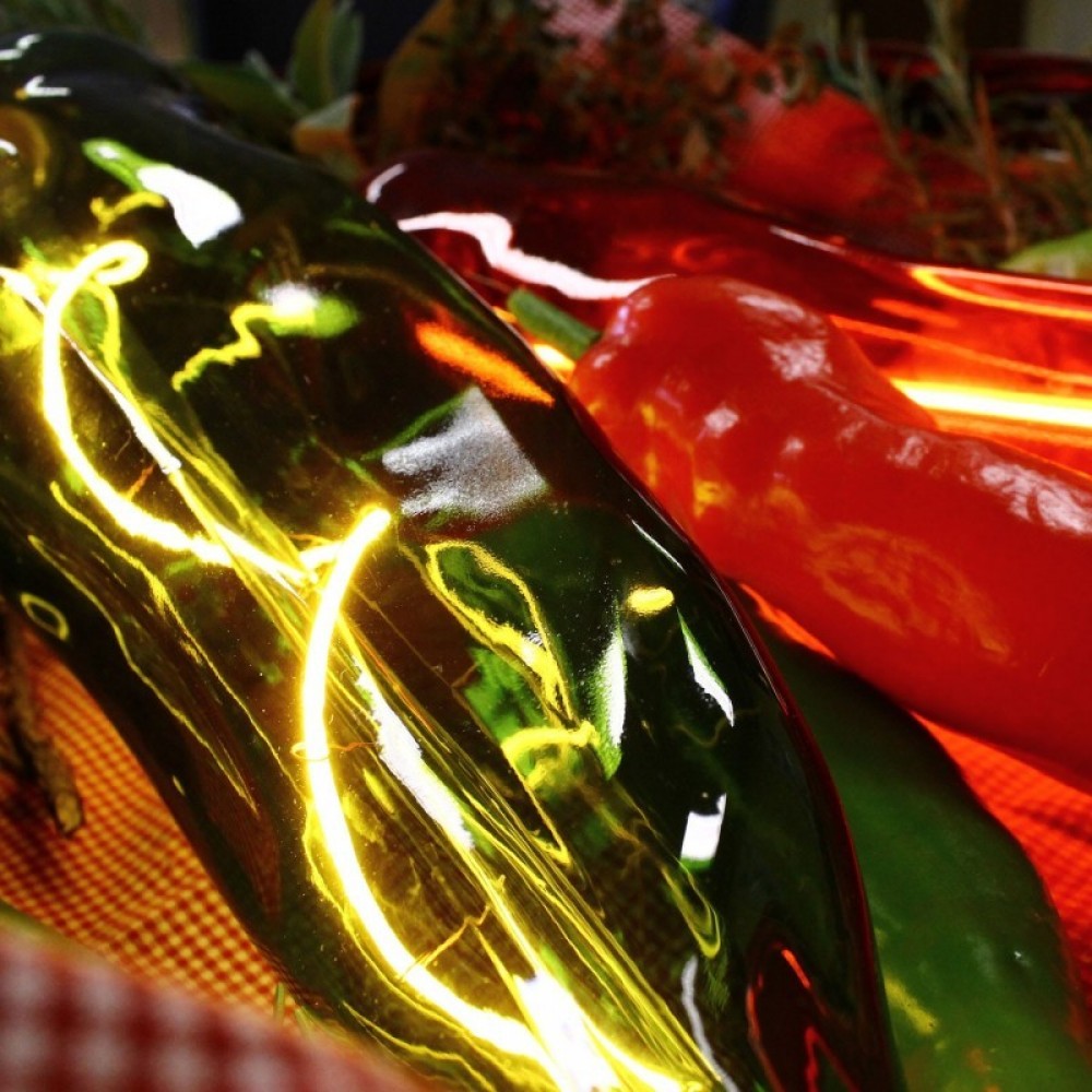 LED Λαμπτήρας Κίτρινη Πιπεριά, σειρά Kitchen, με Σπιράλ Νήμα Filament 5W E27 Dimmable 2000K - Creative Cables