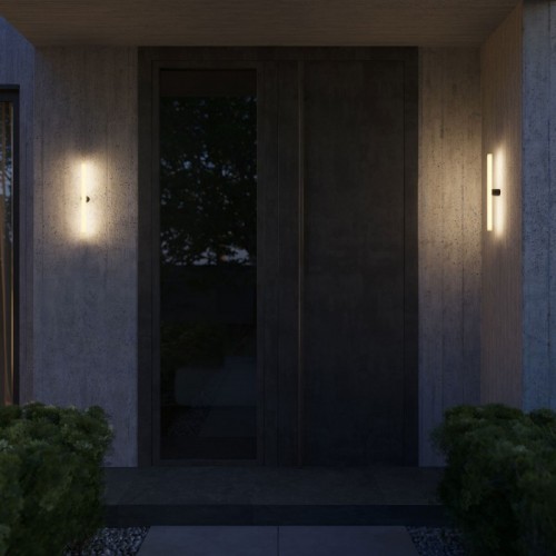 Ντουι για Τοίχο ή Οροφή Esse14 με S14d υποδοχή για λάμπα linestra - Αδιάβροχο IP44 - Μαύρο - Creative Cables