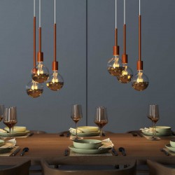 Σωληνάκι προέκτασης μεταλλικό για φωτιστικά Χάλκινο Αντικέ 30cm Creative Cables