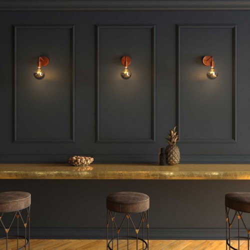 Σωληνάκι Προέκτασης με Καμπύλη 14 cm Μεταλλικό Χάλκινο Αντικέ - Creative Cables