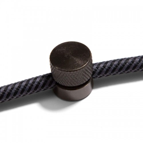 Μεταλλικό Στήριγμα Τοίχου Sarè για υφασμάτινο Καλώδιο - Ανθρακί - Creative Cables