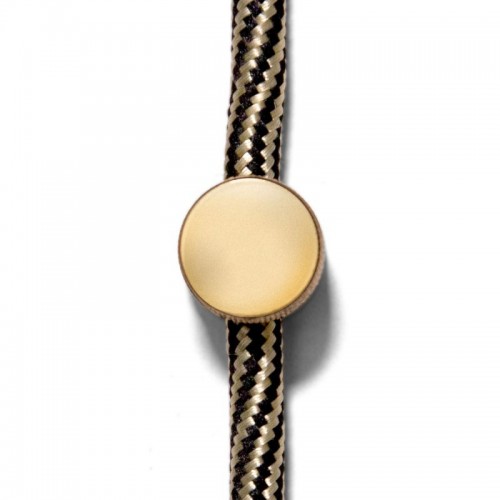 Μεταλλικό Στήριγμα Τοίχου Sarè για υφασμάτινο Καλώδιο - Χρυσό - Creative Cables