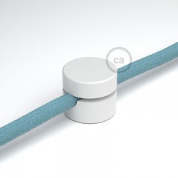 Universal Στήριγμα Τοίχου για Υφασμάτινο Καλώδιο, Λευκό - Creative Cables