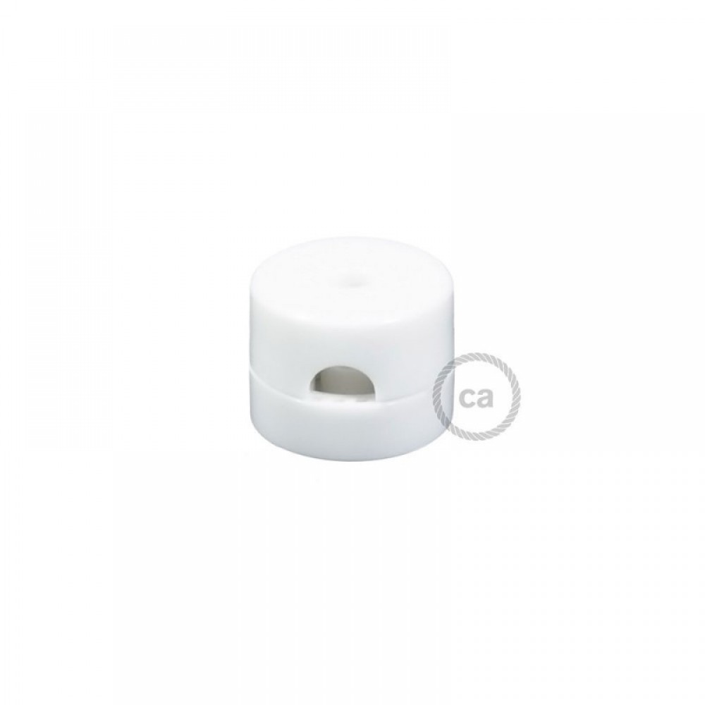 Universal Στήριγμα Τοίχου για Υφασμάτινο Καλώδιο, Λευκό - Creative Cables