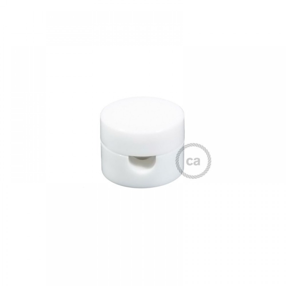 Universal Στήριγμα Τοίχου για Υφασμάτινο Καλώδιο, Λευκό - Creative Cables