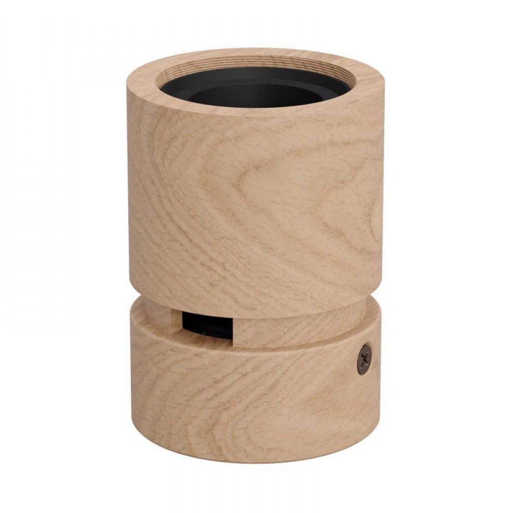 Ξύλινο Εξάρτημα Ντουι E27 Στρόγγυλο DIY για Καλώδιο Γιρλάντας - Σειρά Filé - Creative Cables