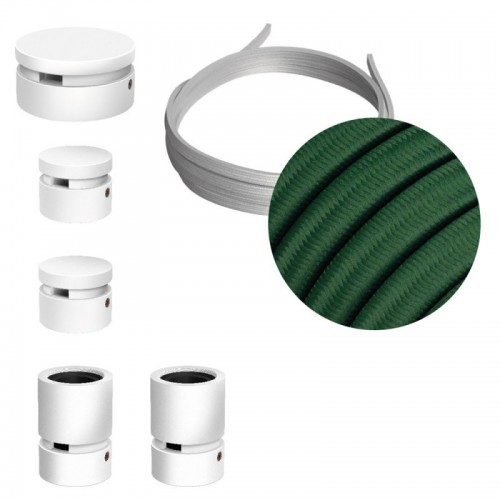 Σύστημα Filé Γιρλάντα Ζιγκ-Ζαγκ Wiggle DIY Kit - 3m Καλώδιο Γιρλάντας Και 5 Ξύλινα Αξεσουάρ Εσωτερικού χώρου Λευκά - Creative Cables