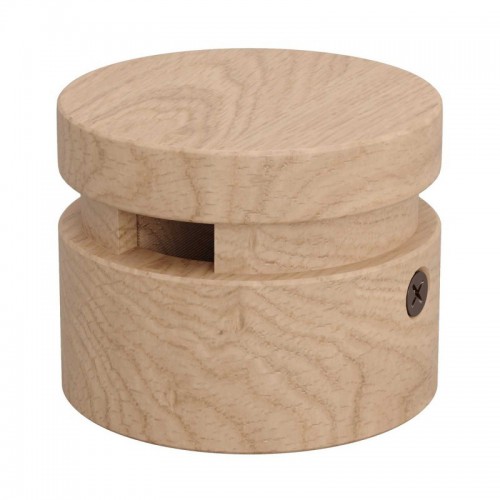 Ξύλινο Εξάρτημα Ενδιάμεσο Στρόγγυλο DIY για Καλώδιο Γιρλάντας - Σειρά Filé - Creative Cables