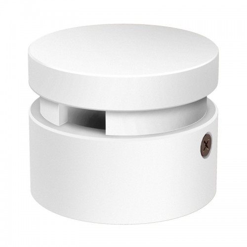 Ξύλινο Εξάρτημα Ενδιάμεσο Στρόγγυλο DIY για Καλώδιο Γιρλάντας Λευκό - Σειρά Filé - Creative Cables