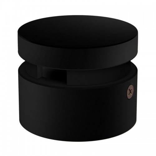 Ξύλινο Εξάρτημα Ενδιάμεσο Στρόγγυλο DIY για Καλώδιο Γιρλάντας Μαύρο - Σειρά Filé - Creative Cables