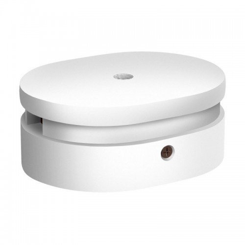 Ξύλινο Εξάρτημα Ροζέτα Οβάλ DIY με 1 Τρύπα στο Κέντρο και 2 Τρύπες στο Πλάι για Καλώδιο Γιρλάντας Λευκό - Σειρά Filé - Creative Cables