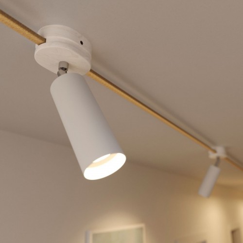 Φωτιστικό Τοίχου ή Οροφής Fermaluce Filè, Κινητό Μεταλλικό με Tub-E14 - Σειρά Filé - Creative Cables