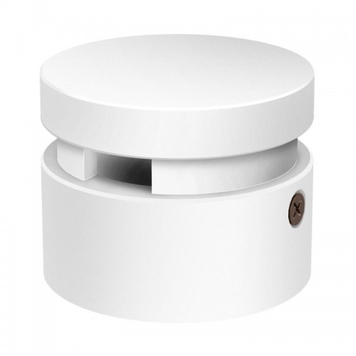 Ξύλινο Εξάρτημα Τερματικό Στρόγγυλο DIY για Καλώδιο Γιρλάντας Λευκό - Σειρά Filé - Creative Cables