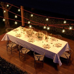 Πλακέ Υφασμάτινο Καλώδιο για Γιρλάντα Creative Cables - Πορτοκαλί Φωσφοριζέ CF15