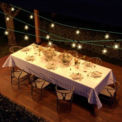 Πλακέ Υφασμάτινο Καλώδιο για Γιρλάντα Creative Cables - Πράσινο Οπάλ CH69