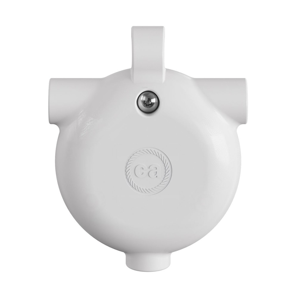 Κυτιο Σύνδεσης 3 καλωδίων Eiva-3, Στεγανό IP65 ιδανικό για εξωτερικό χώρο - Λευκό - Creative Cables