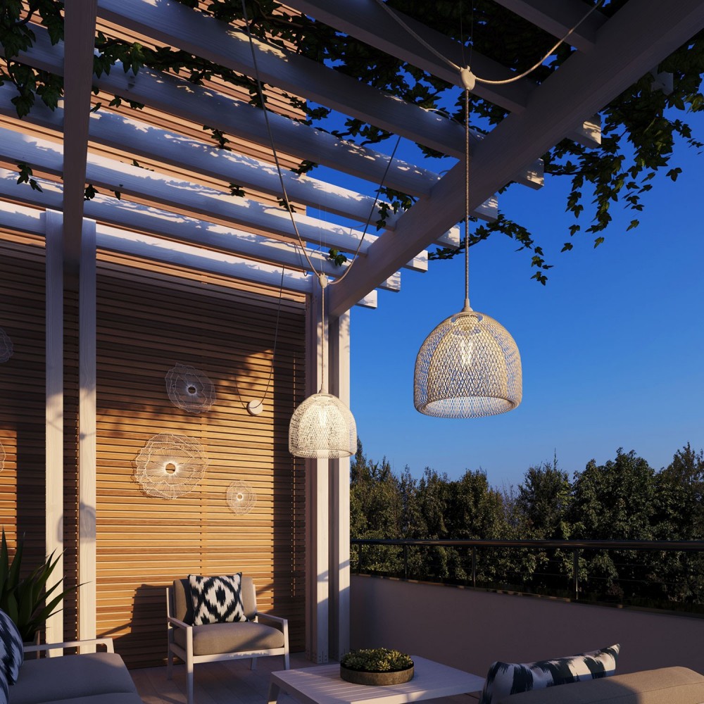 Κυτιο Σύνδεσης 3 καλωδίων Eiva-3, Στεγανό IP65 ιδανικό για εξωτερικό χώρο - Λευκό - Creative Cables