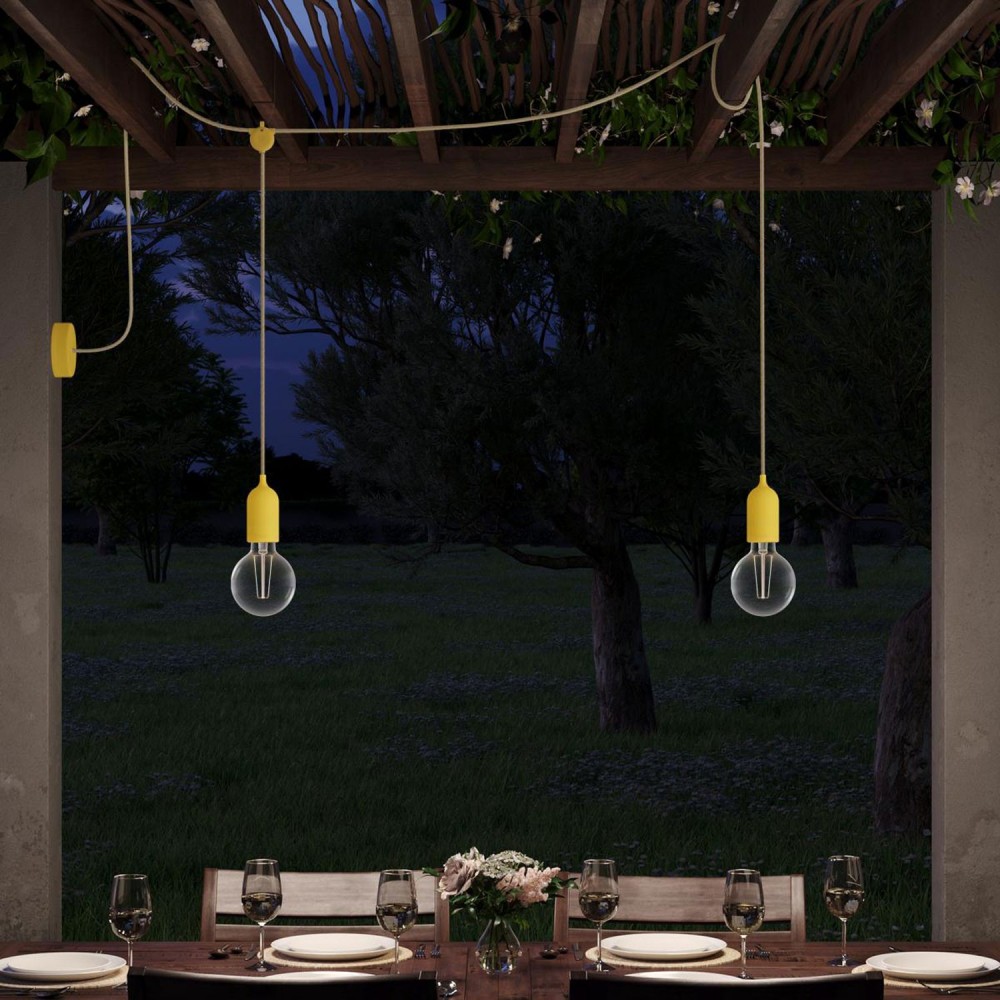 Κυτιο Σύνδεσης 3 καλωδίων Eiva-3, Στεγανό IP65 ιδανικό για εξωτερικό χώρο - Μουσταρδί - Creative Cables