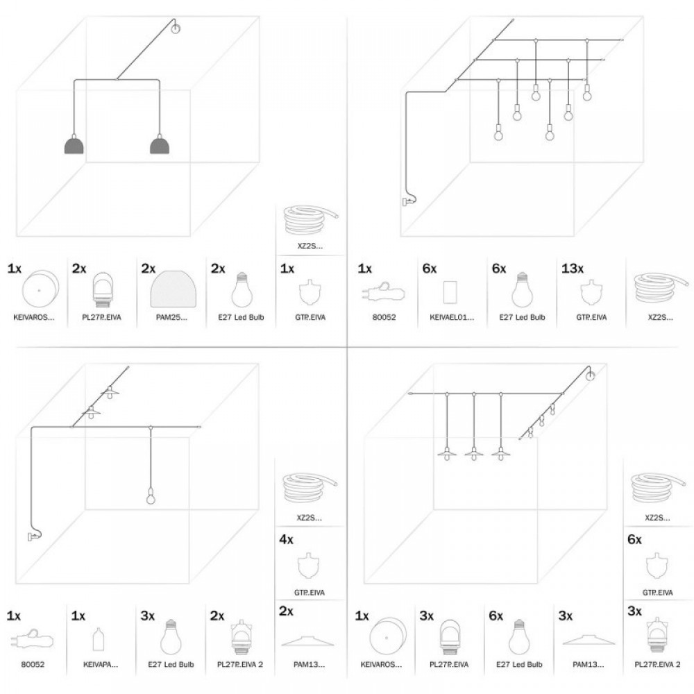 Κυτιο Σύνδεσης 3 καλωδίων Eiva-3, Στεγανό IP65 ιδανικό για εξωτερικό χώρο - Creative Cables