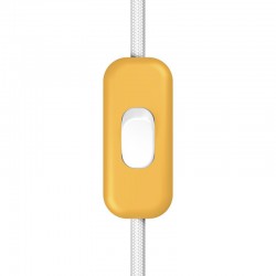 Διακοπτάκι Ενδιάμεσο Creative Switch Κίτρινο Μουσταρδί - Λευκό - Creative Cables