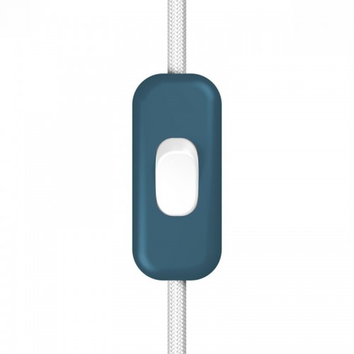 Διακοπτάκι Ενδιάμεσο Creative Switch Μπλε Πετρόλ - Λευκό - Creative Cables
