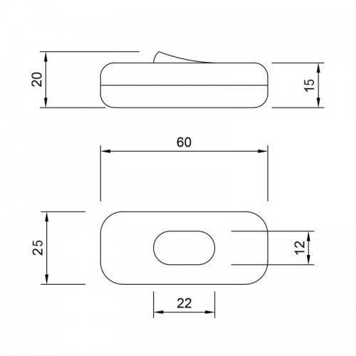 Διακοπτάκι Ενδιάμεσο Creative Switch Πράσινο - Λευκό - Creative Cables