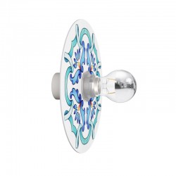 Φωτιστικό Τοίχου ή Οροφής με καπέλο Majolica- IP44 Στεγανό - Λευκό - Creative Cables