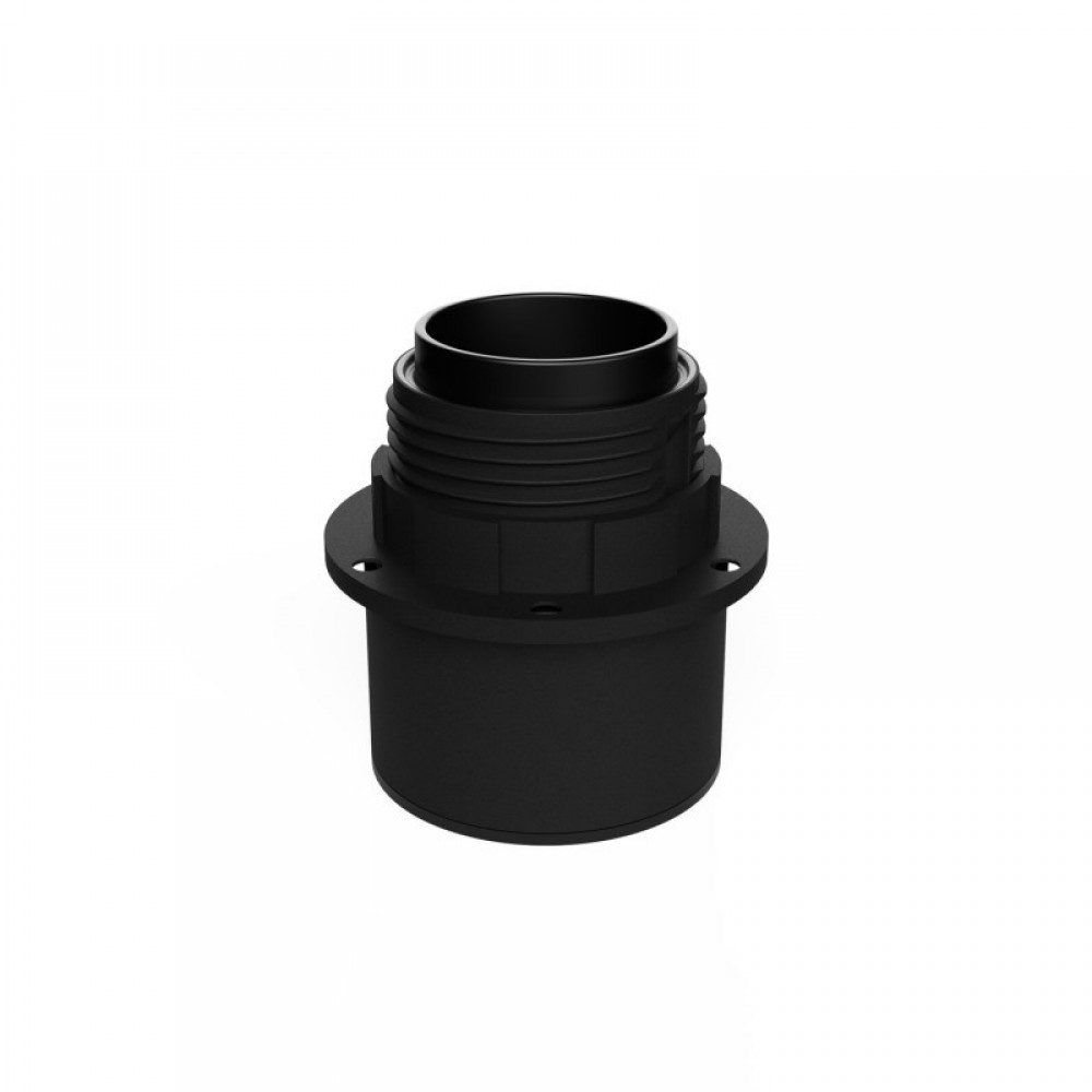 Φωτιστικό Τοίχου ή Οροφής με καπέλο Majolica- IP44 Στεγανό - Μαύρο - Creative Cables