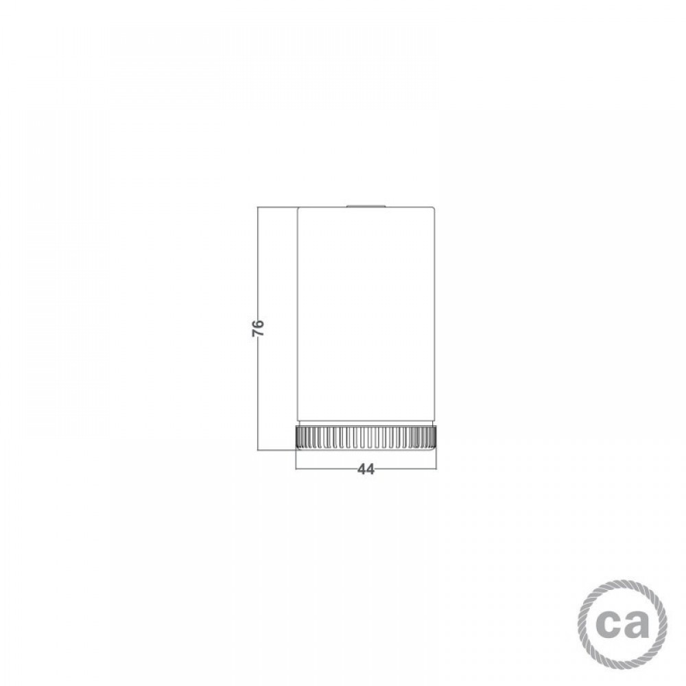 LED Σποτ Mini GU1d0 Μπρονζέ - Creative Cables