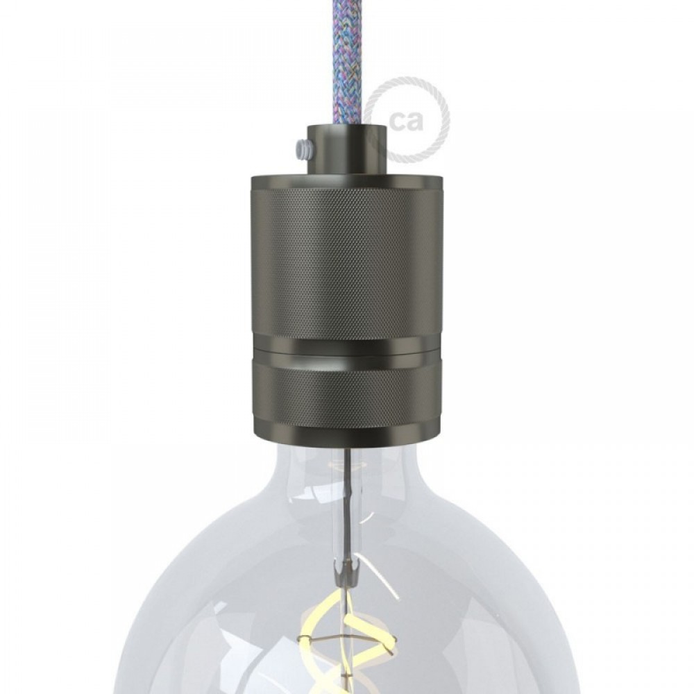 Ντουί Αλουμινίου Βιομηχανικό Ε27 Γκρι - Creative Cables