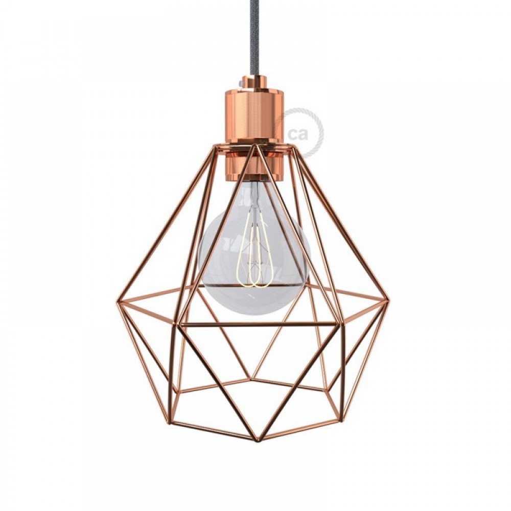 Ντουί Αλουμινίου Βιομηχανικό Ε27 Χάλκινο - Creative Cables