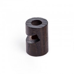 Στήριγμα Καλωδίου Ξύλινο "V" Για Οροφή ή Τοίχο Για Όλα Τα Υφασμάτινα Καλώδια, Wenge Εφέ - Creative Cables