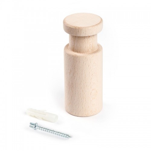 Στήριγμα Τοίχου Rolé Ξύλινο Φυσικό, για Υφασμάτινο Καλώδιο - Creative Cables