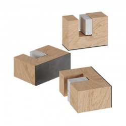 Ξύλινα Πόδια Στήριξης, Βάση για Επιτραπέζια Φωτιστικά - Χρώμα Neutral  - Creative Cables