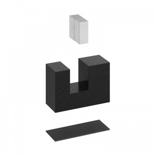 Ξύλινα Πόδια Στήριξης, Βάση για Επιτραπέζια Φωτιστικά - Χρώμα Μαύρο - Creative Cables