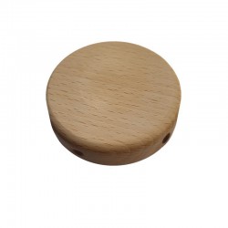 Ροζέτα Ξύλινη Mini Κουτί Διακλάδωσης με 4 Τρύπες στο Πλάι - Χρώμα Neutral - Creative Cables KRL88SF4L01