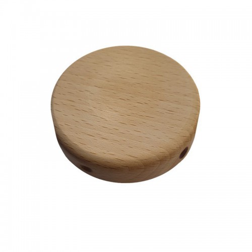 Ροζέτα Ξύλινη Mini Κουτί Διακλάδωσης με 4 Τρύπες στο Πλάι - Χρώμα Neutral - Creative Cables KRL88SF4L01