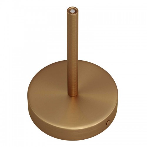 Ροζέτα Φωτιστικού Μεταλλική πλακέ με στήριγμα καλωδίου 15cm - Μπρονζέ - Creative Cables