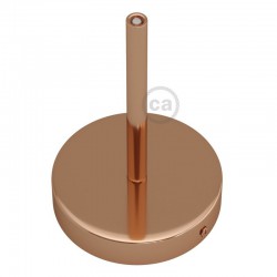 Ροζέτα Φωτιστικού Μεταλλική πλακέ με στήριγμα καλωδίου 15cm - Χάλκινο - Creative Cables