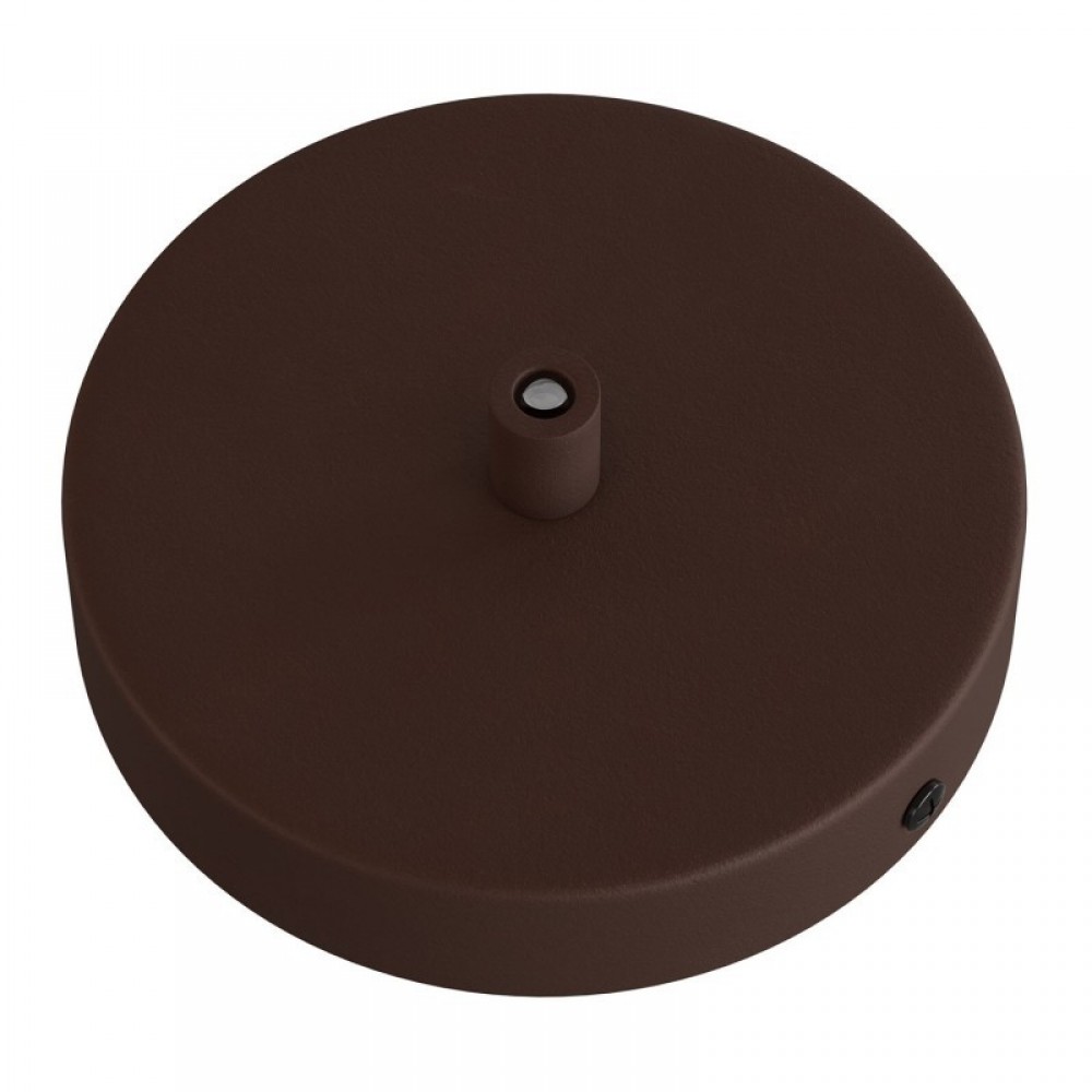 Ροζέτα Φωτιστικού Μεταλλική πλακέ με στήριγμα καλωδίου - Βαμμένη σκουριά - Creative Cables