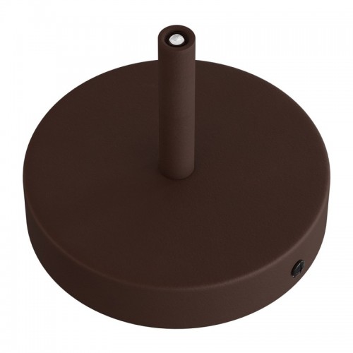 Ροζέτα Φωτιστικού Μεταλλική πλακέ με στήριγμα καλωδίου 7cm - Βαμμένη σκουριά - Creative Cables