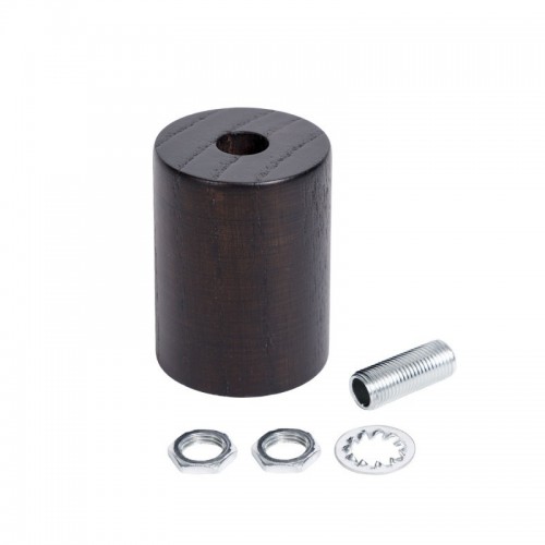 Ξύλινο Τερματικό για Σχοινί Τριχιά 2XL 24mm, Wenge Εφέ - Creative Cables