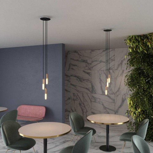 Ντουί Ε14 Μεταλλικό P-Light, Με Στήριγμα Καλωδίου Χάλκινο- Creative Cables