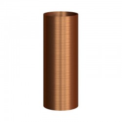 Ντουί Tub-E14, Σωληνωτό σποτ με ντουί E14 με ροδέλες - Χάλκινο Αντικέ - Creative Cables