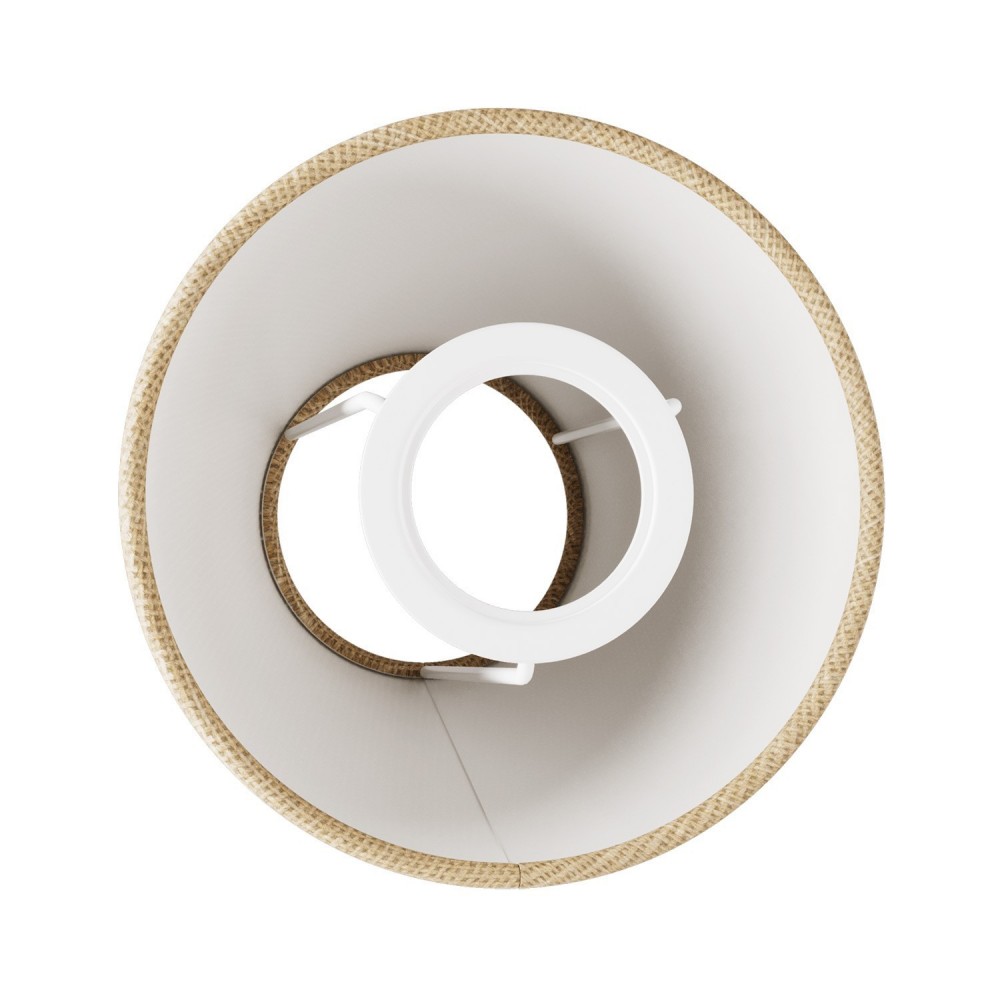 Αμπαζούρ Υφασμάτινο Impero Mini E27 για πορτατίφ ή απλίκα τοίχου - Γιούτα - Creative Cables