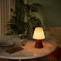 Αμπαζούρ Υφασμάτινο Impero Mini E27 για πορτατίφ ή απλίκα τοίχου - Κρεμ - Creative Cables