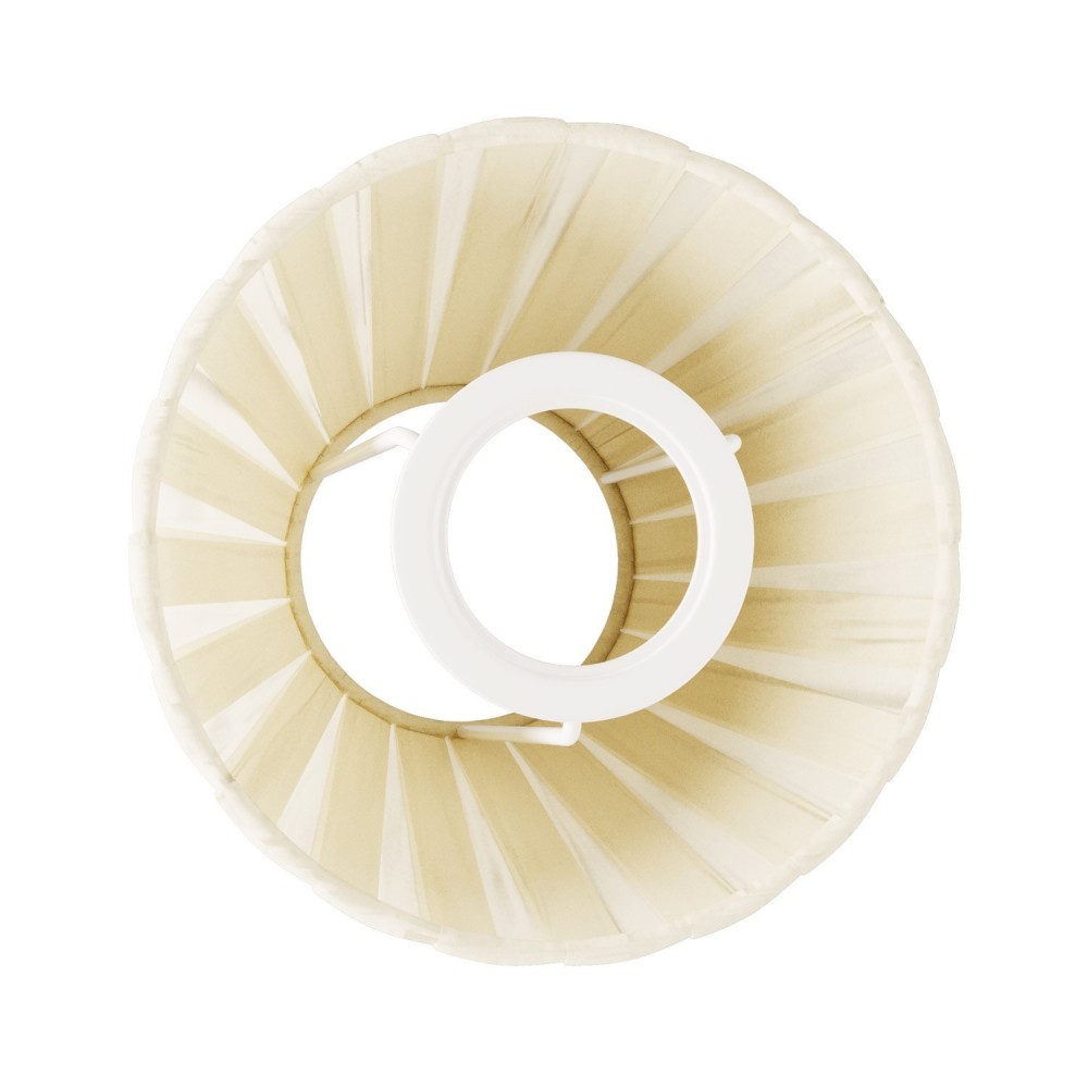 Αμπαζούρ Υφασμάτινο Impero Mini E27 για πορτατίφ ή απλίκα τοίχου - Κρεμ - Creative Cables