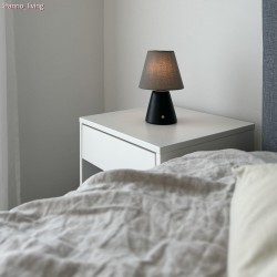 Αμπαζούρ Υφασμάτινο Impero Mini E27 για πορτατίφ ή απλίκα τοίχου - Γκρι - Creative Cables