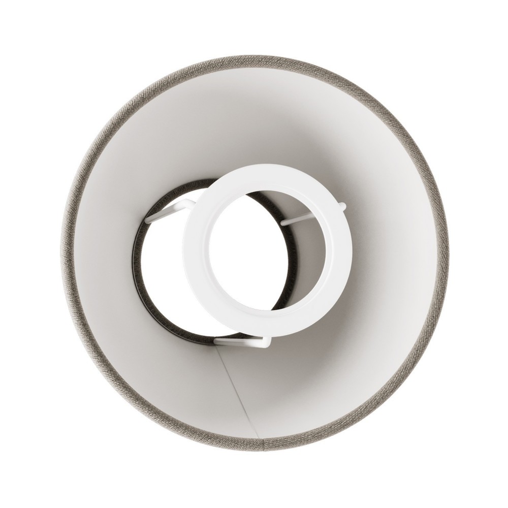 Αμπαζούρ Υφασμάτινο Impero Mini E27 για πορτατίφ ή απλίκα τοίχου - Γκρι - Creative Cables